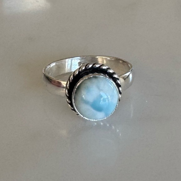 Sundance Jewelry - NWOT Sundance Clouds in the Sky Ring, Larimar, Sterling Silver